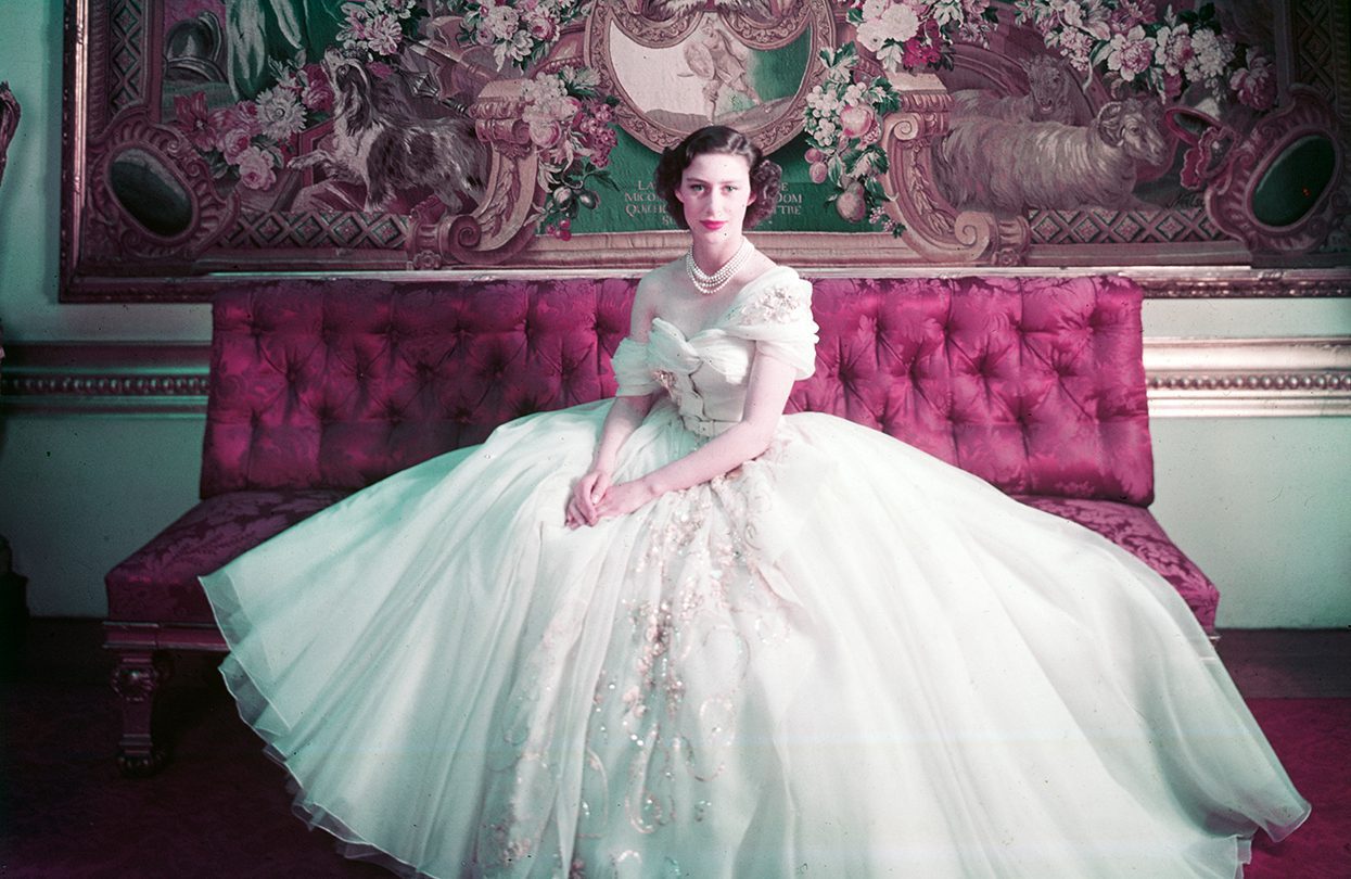 A royal portrait of Princess Margaret on her 21st birthday in London, 1949