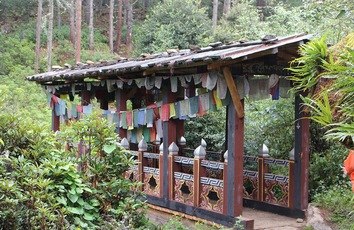 Bridge in Katsho, Haa, Trans Bhutan Trail